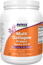 Multi Collagen Protein Types I, II & III<br>16 oz (454 g) прав